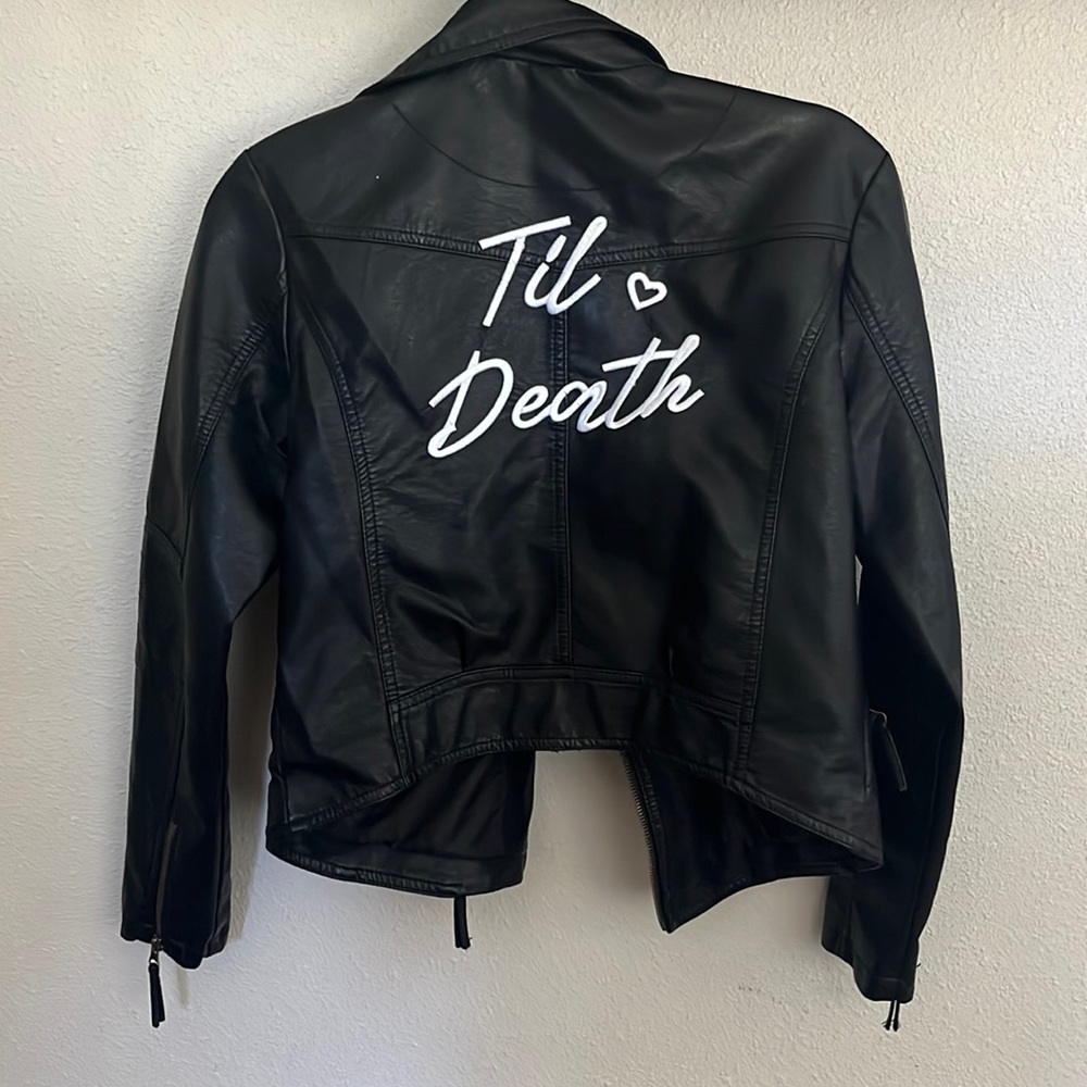Til death pleather jacket